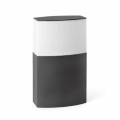 DATNA DARK GREY POST LAMP 1 X E27 H29cm FARO – 74441