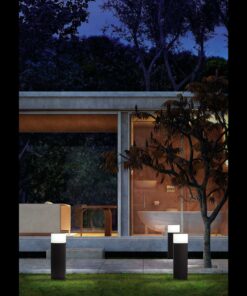 DATNA DARK GREY BEACON 1 X E27 H60 CM FARO – 74442