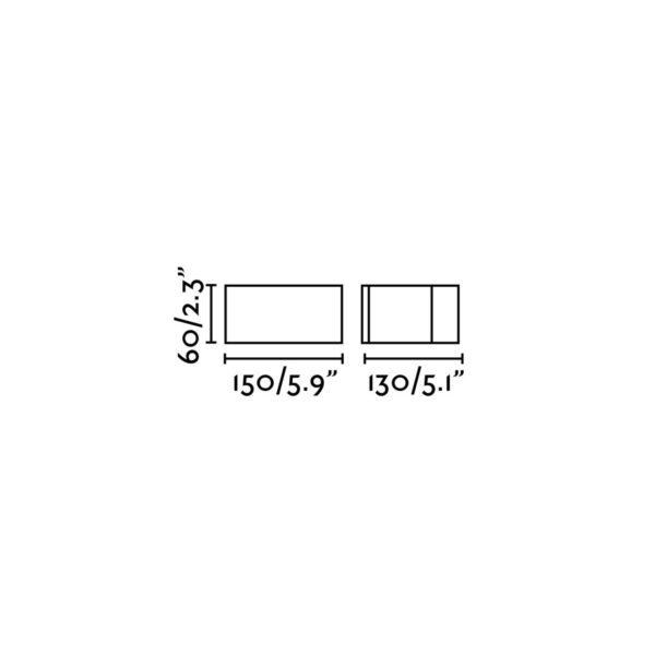 ALP DARK GREY WALL LAMP LED 6W 3000K FARO – 74450
