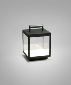 Faro Barcelona Φορητό Επαναφορτζόμενο Φωτιστικό LED Kerala Σκούρo Γκρι – 74454