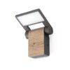 WOOD WALL LAMP DARK GREY LED 11W 3000K FARO – 74455