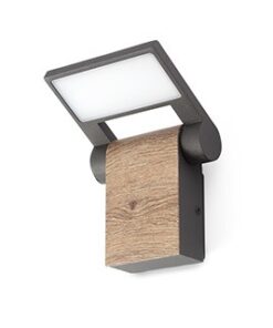 WOOD WALL LAMP DARK GREY LED 11W 3000K FARO – 74455