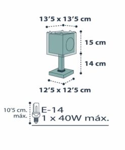The Pirates κομοδίνου παιδικό φωτιστικό Ango – 74551
