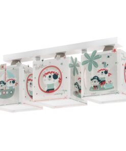 The Pirates τρίφωτο παιδικό φωτιστικό οροφής Ango – 74553