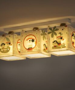 The Pirates τρίφωτο παιδικό φωτιστικό οροφής Ango – 74553