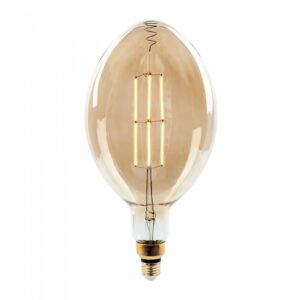 LED Λάμπα E27 BF180 36cm 8W Dimmable Filament Amber V-TAC 340° 600lm Θερμό Λευκό 2000Κ – 7464