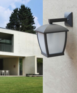 WILMA DARK GREY WALL LAMP 1 X E27 FARO – 75000