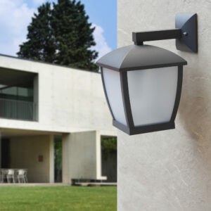 WILMA DARK GREY WALL LAMP 1 X E27 FARO – 75000