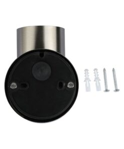 Βάση στερέωσης σωλήνα τοίχου με βίδες, μεταλλική, για εύκολη εγκατάσταση, κατάλληλη για εσωτερική χρήση.