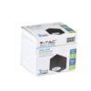 Εξωτερικό φωτιστικό τοίχου V-TAC 35W, αδιάβροχο IP44, μαύρο, με 3 χρόνια εγγύηση.