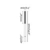 SCREEN LAMPPOST 3.7M 4000K CRI90 HE 360º WIDE DALI FARO – 751321D