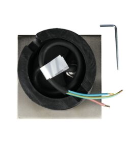 Βάση φωτιστικού δαπέδου με καλώδιο και εξάρτημα συναρμολόγησης, κατάλληλη για DIY κατασκευές.