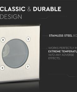 Ανοξείδωτος φωτιστικός εξοπλισμός ανθεκτικός σε ακραίες θερμοκρασίες, κλασικός σχεδιασμός.