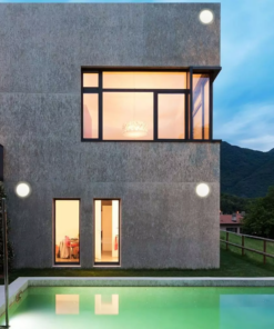 LED επιτοίχιο φωτιστικό 9W Στρογγυλό Λευκό σώμα 3000K Θερμό λευκό V-TAC – 7526