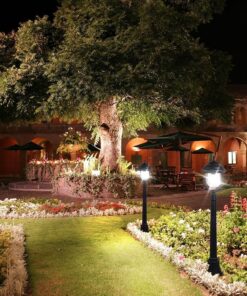 Επιδαπέδιο Φωτιστικό Κήπου Φαναράκι με Κολωνάκι E27 IP44 Αλουμίνιο Μαύρο V-TAC – 7530