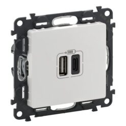 VALENA LIFE ΠΡ 2ΧUSB ΦΟΡΤ A&C 3000MA WHITE LEGRAND – 753106