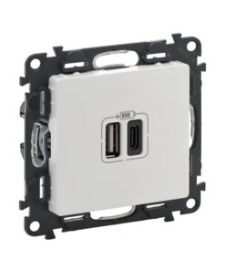 VALENA LIFE ΠΡ 2ΧUSB ΦΟΡΤ A&C 3000MA WHITE LEGRAND – 753106