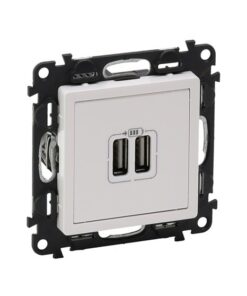 VALENA LIFE ΠΡ 2ΧUSB ΦΟΡΤ 1500MA WHITE LEGRAND – 753112
