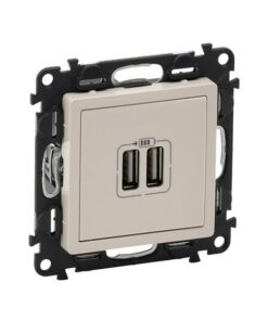 VALENA LIFE ΠΡ 2ΧUSB ΦΟΡΤ 1500MA IVORY LEGRAND – 753212