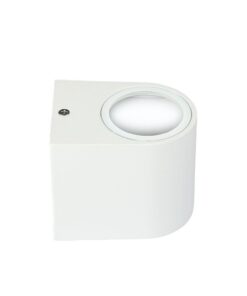 Φωτιστικό Τοίχου GU10 Στρογγυλό V-TAC Λευκό IP44 – 7540