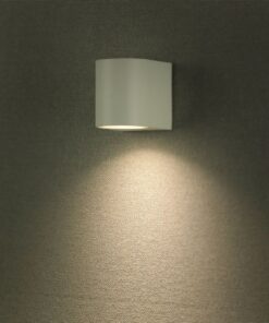 Φωτιστικό Τοίχου GU10 Στρογγυλό V-TAC Λευκό IP44 – 7540