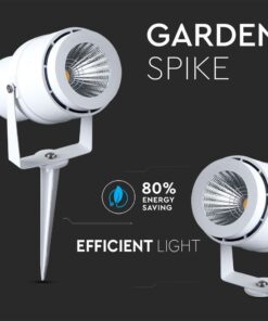 Φωτιστικό Κήπου Καρφί LED 12W Λευκό V-TAC Αδιάβροχο IP65 Πράσινο – 7549