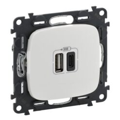 VALENA ALLURE ΠΡ 2ΧUSB ΦΟΡΤ A&C 3000MA WHITE LEGRAND – 754965