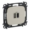 VALENA ALLURE ΠΡ 2ΧUSB ΦΟΡΤ A&C 3000MA IVORY LEGRAND – 754966
