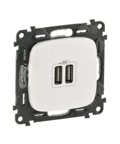 VALENA ALLURE ΠΡ 2ΧUSB ΦΟΡΤ 1500MA WHITE LEGRAND – 754995