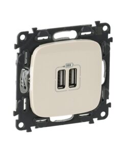 VALENA ALLURE ΠΡ 2ΧUSB ΦΟΡΤ 1500MA IVORY LEGRAND – 754996