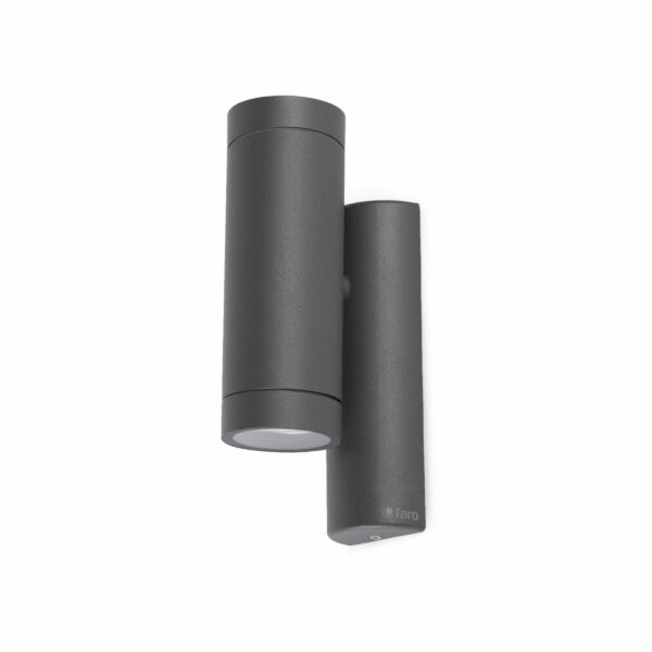 STEPS DARK GREY WALL LAMP GU10 FARO - 75501