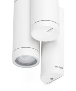STEPS WHITE WALL LAMP DOBLE GU10 FARO – 75502