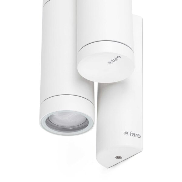 STEPS WHITE WALL LAMP DOBLE GU10 FARO – 75502