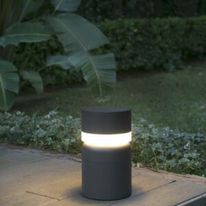 SETE DARK GREY BEACON LED 6W 3000K H25cm FARO – 75521