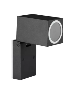 Εξωτερικό επιτοίχιο φωτιστικό GU10 Ορθογώνιο Μαύρο σώμα V-TAC – 7553