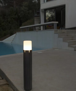 TRAM DARK GREY BEACON LAMP H 63CM 1XE27 FARO – 75531