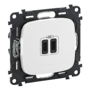 VALENA ALLURE ΠΡ 2ΧUSB ΦΟΡΤ ΤΥΠ C 3000MA WHITE LEGRAND – 755345