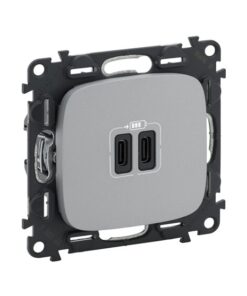 VALENA ALLURE ΠΡ 2ΧUSB ΦΟΡΤ ΤΥΠ C 3000MA ALUM LEGRAND – 755347
