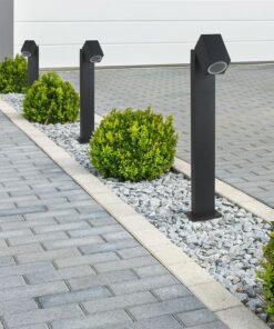 Σποτ Κολωνάκι Κηπού 1xGU10 Μαύρο Αλουμίνιο 120cm IP44 V-TAC – 7554