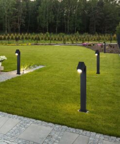 Σποτ Κολωνάκι Κηπού 1xGU10 Μαύρο Αλουμίνιο 120cm IP44 V-TAC – 7554