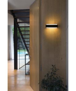 Φωτιστικό Τοίχου IP55 STICKER Σκούρο Γκρι LED 10W 3000K 623Lm FARO – 75540