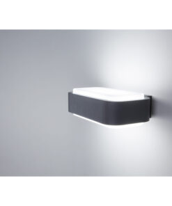 Φωτιστικό Τοίχου IP55 STICKER Σκούρο Γκρι LED 10W 3000K 623Lm FARO – 75540