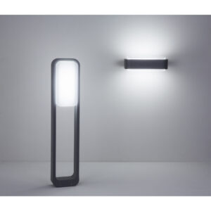 Φωτιστικό Τοίχου IP55 STICKER Σκούρο Γκρι LED 10W 3000K 623Lm FARO – 75540