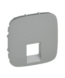 VALENA ALLURE ΠΛΑΚ RJ11/RJ45 ALUM LEGRAND – 755417