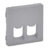 VALENA LIFE ΠΛΑΚ 2ΧRJ11/RJ45 ALUM LEGRAND – 755422