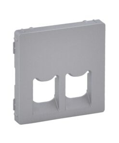 VALENA LIFE ΠΛΑΚ 2ΧRJ11/RJ45 ALUM LEGRAND – 755422