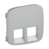 VALENA ALLURE ΠΛΑΚ 2ΧRJ11/RJ45 ALUM LEGRAND – 755427