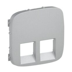 VALENA ALLURE ΠΛΑΚ 2ΧRJ11/RJ45 ALUM LEGRAND – 755427