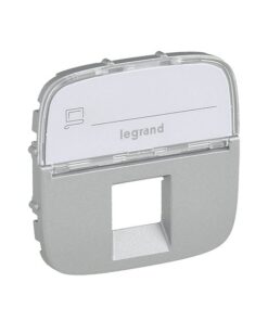 VALENA ALLURE ΠΛΑΚ RJ45 ΕΤΙΚ ALUM LEGRAND – 755477