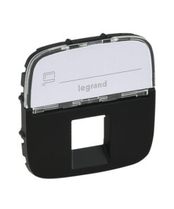 VALENA ALLURE ΠΛΑΚ RJ45 ΕΤΙΚ BLACK LEGRAND – 755478